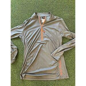 Harley Davidson Shirt Womens XL Tacoma Premium Performance Quarter Zip Stretch